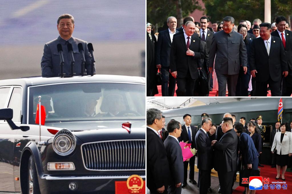 China’s Xi hosts largest-ever military parade alongside Vladimir Putin and Kim Jong Un