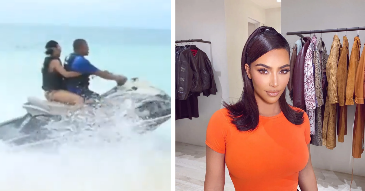 Kim Kardashian just revealed whether *that* viral ski jet accident video is really her and Kanye