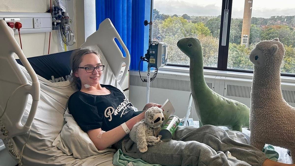 Young woman, 20, reveals symptoms of deadly brain bug which left her hospitalised and fighting for her life