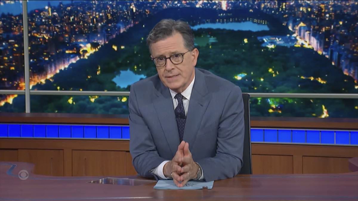 Stephen Colbert reacts to fatal shooting of right-wing firebrand Charlie Kirk