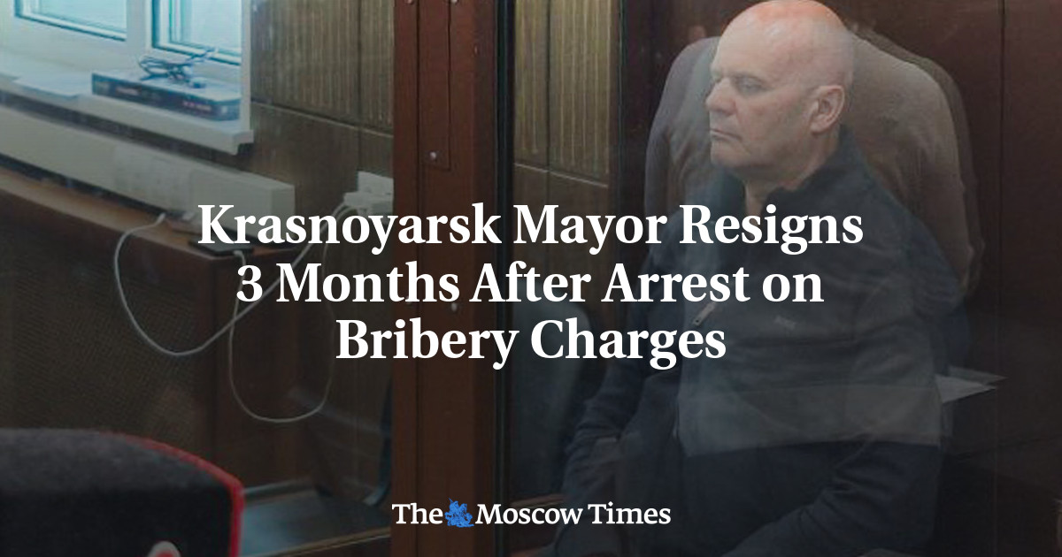 Krasnoyarsk Mayor Resigns 3 Months After Arrest on Bribery Charges