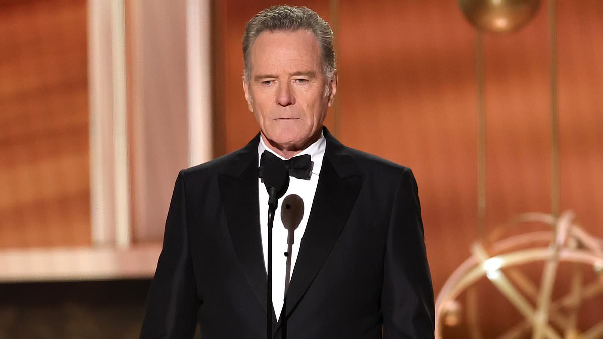 Jimmy Kimmel looks unimpressed by Bryan Cranston's 'woke' Emmys gag