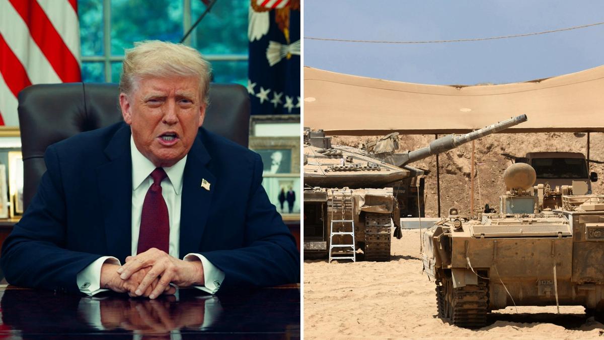 US President Donald Trump warns Hamas over moving hostages above ground as Israeli tanks enter Gaza City