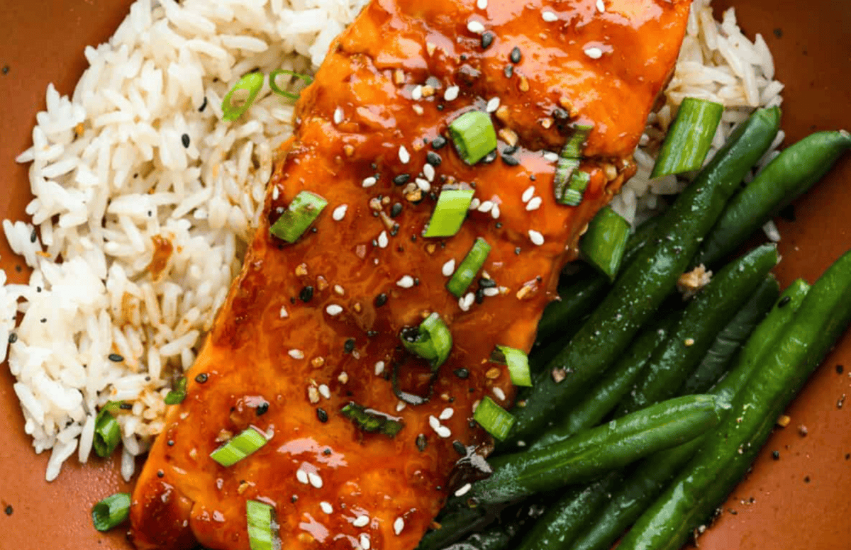 Air Fryer Teriyaki Salmon