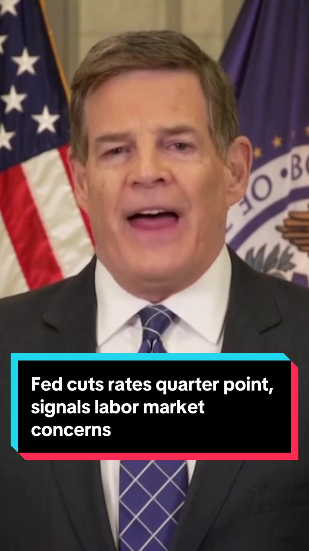 Federal Reserve officials lowered their benchmark interest rate by a quarter percentage point and penciled in two more reductions this year following months of intense pressure from the White House to slash borrowing costs. Michael McKee reports. #interestrate #fed #news