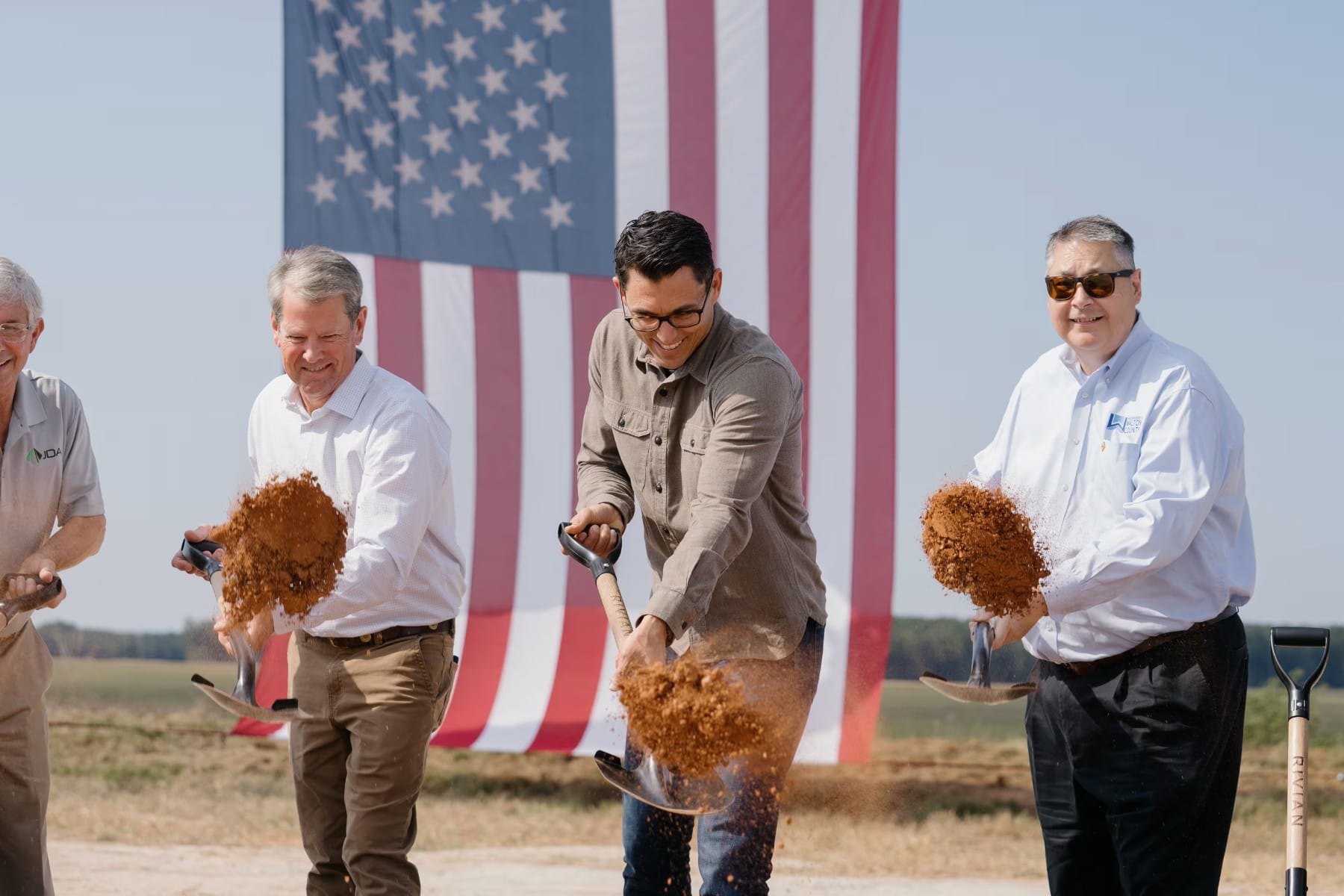 Rivian breaks ground on Georgia EV plant