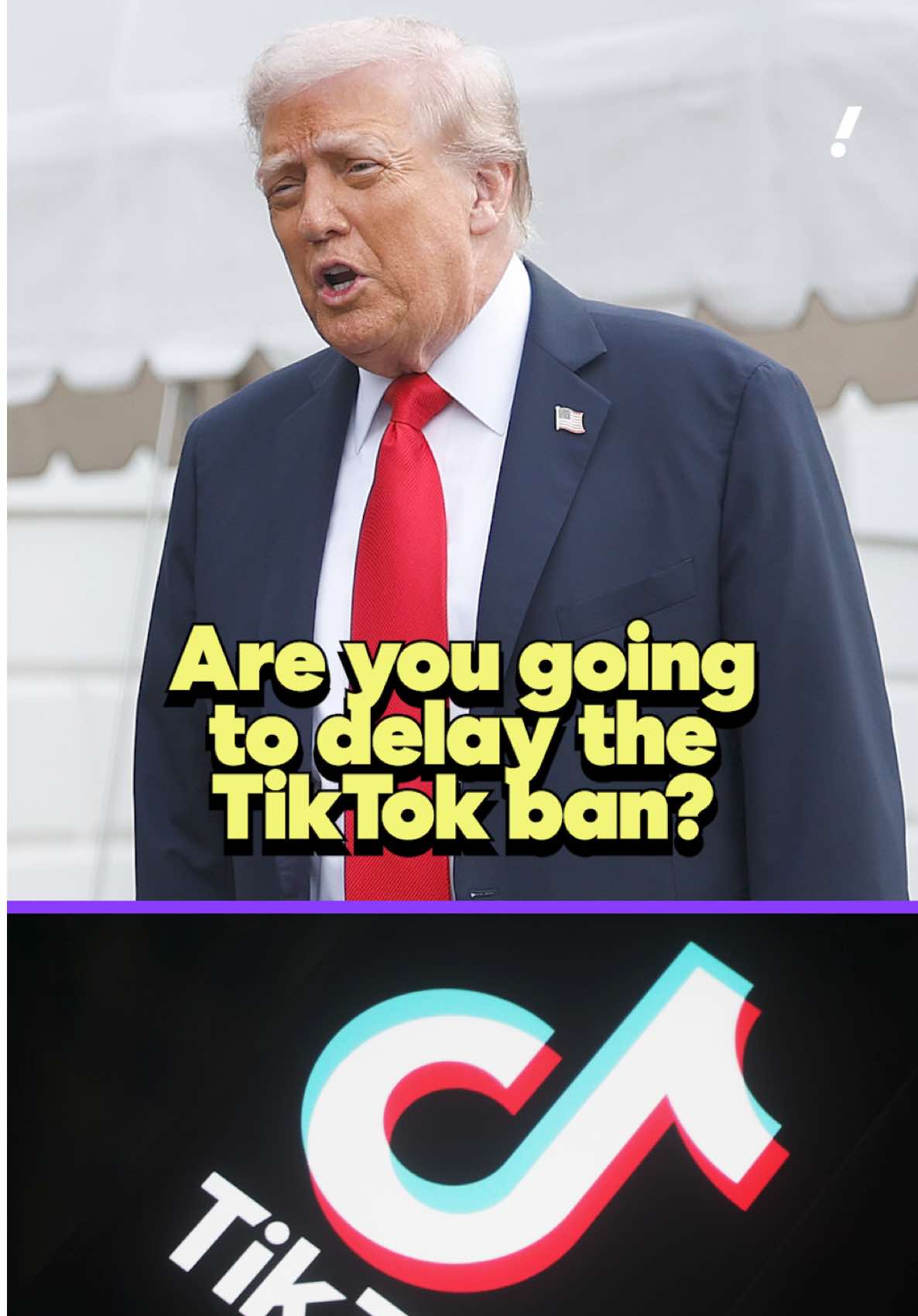 TikTok could live to see another day. 📲 President Trump says the U.S. and China have reached a deal on TikTok, just one day before the Sept. 17 deadline to sell or shut down the app. An agreement may still require approval from Congress. #news #donaldtrump #tiktokban #uspolitics