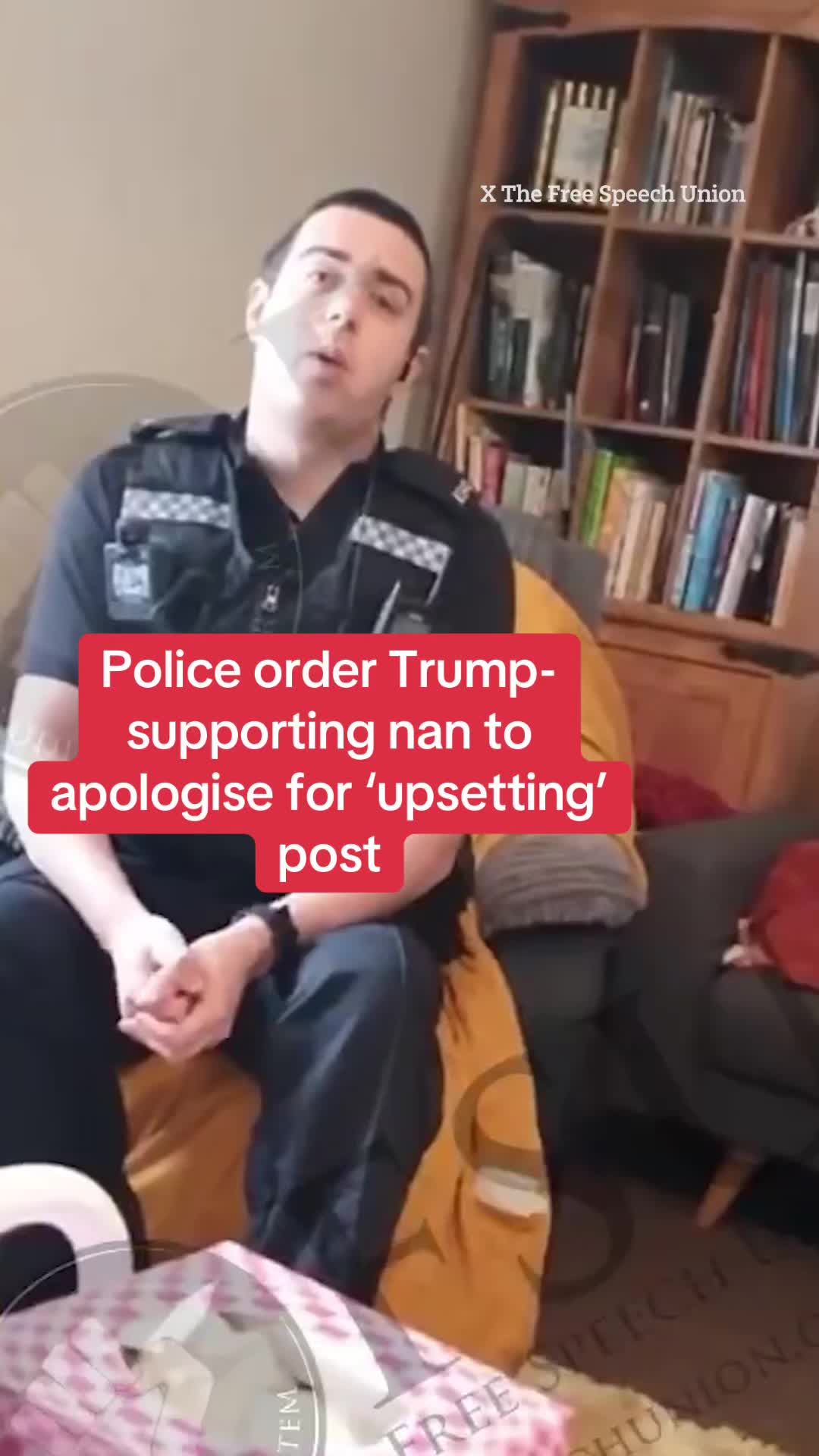 A police force has found itself at the centre of a free speech row after it threatened to investigate an elderly cancer patient over social media posts. #news #breakingnews #trump #donaldtrump