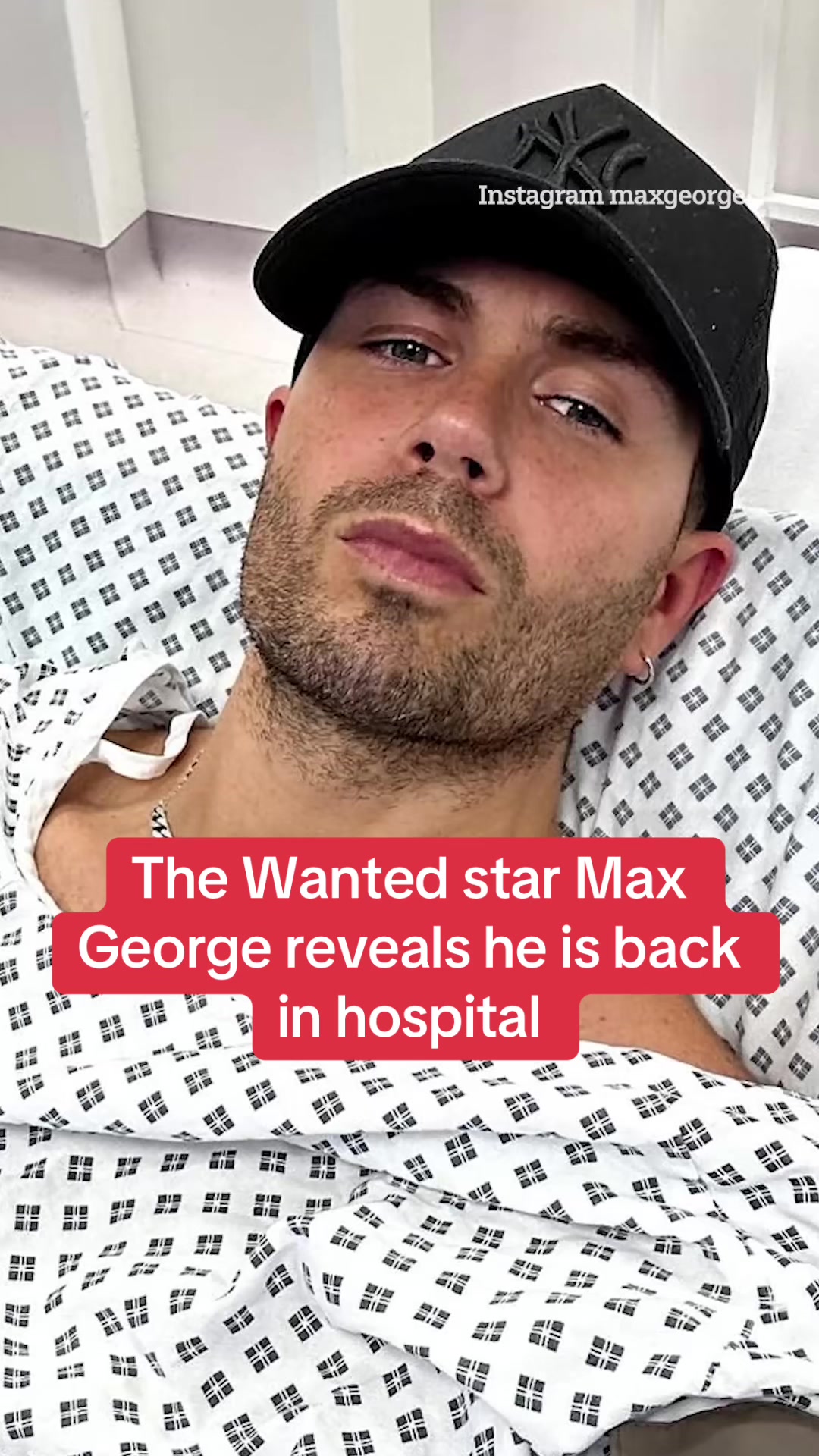 The Wanted star Max George reveals he is back in hospital. Tap above to see more. #maxgeorge #thewanted #breakingnews