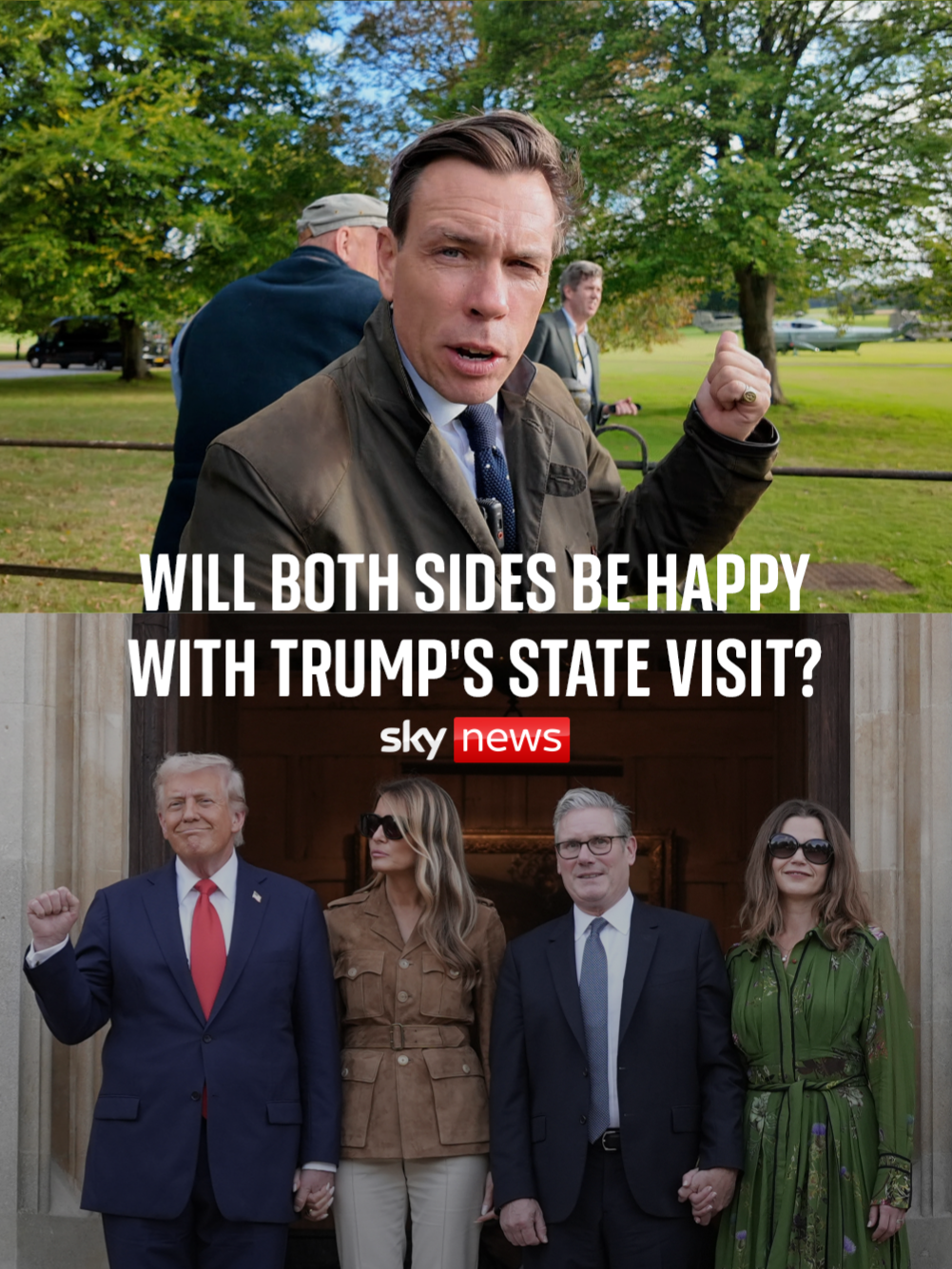 Will both sides be happy with #Trump's #historic #state visit? Sky's Mark Stone dissects whether #Trump's state visit has improved relations between the #UK and the #US ⬇