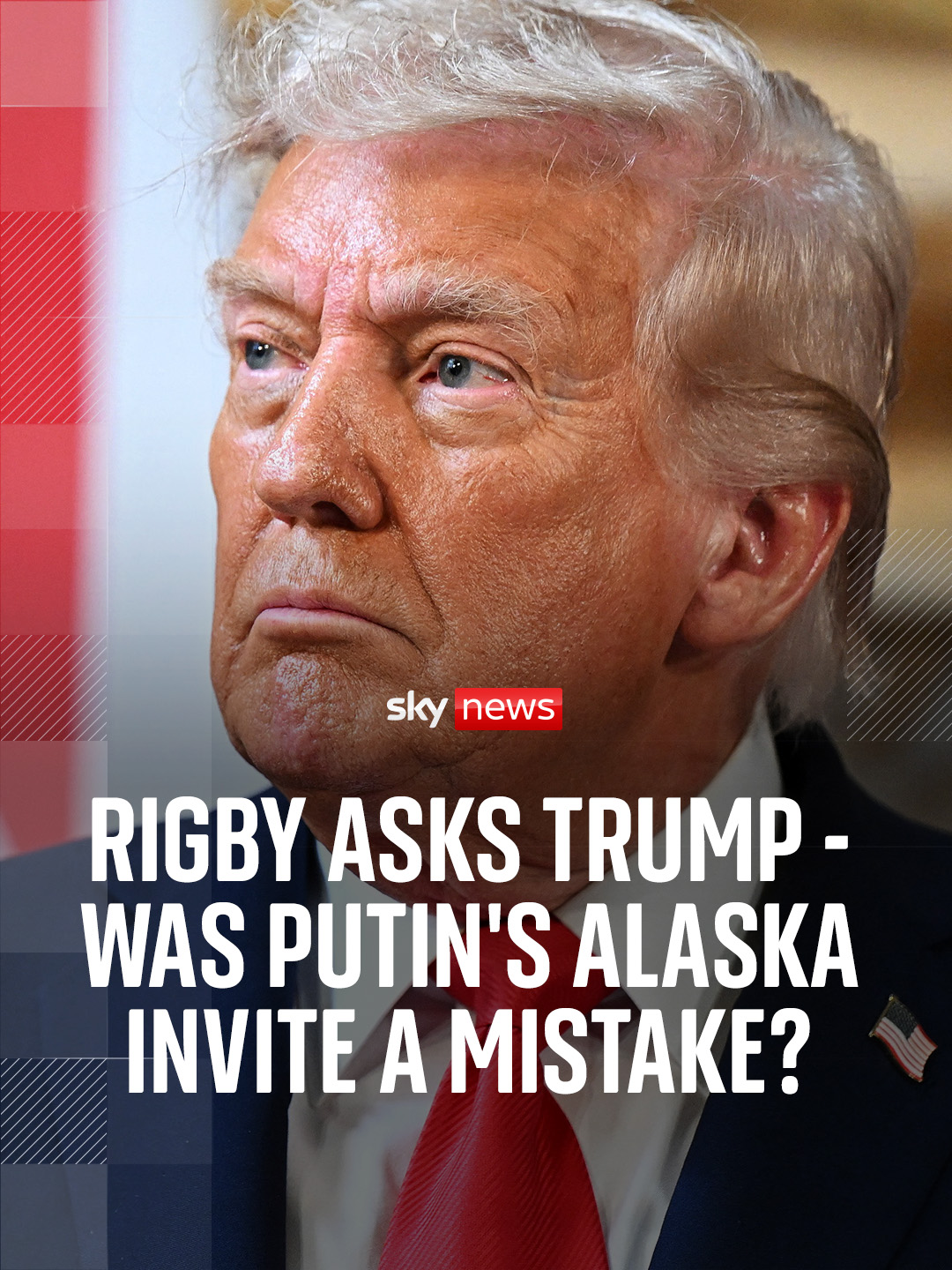 'Was it a mistake to invite him to Alaska, do you regret it?'  Sky's Beth Rigby questions the PM Sir Keir Starmer and Donald Trump over Russia's President Putin and the Lord Mandelson scandal. #DonaldTrump #USpresident #VladimirPutin #Russia #statevisit #Ukraine