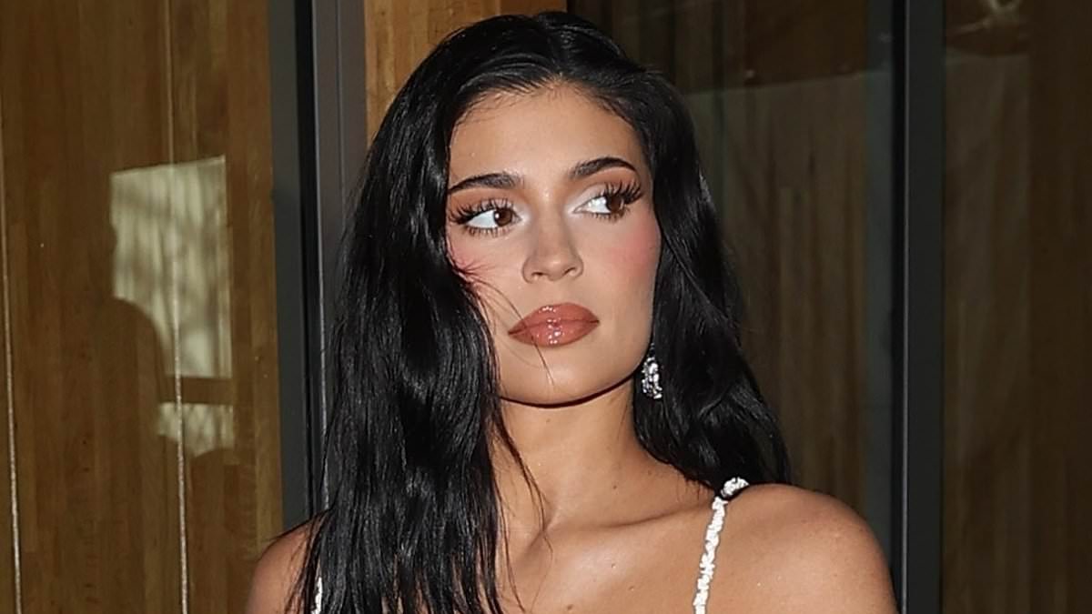 Kylie Jenner nearly spills out of VERY sheer top in Paris after not being seen with Timothee Chalamet in months