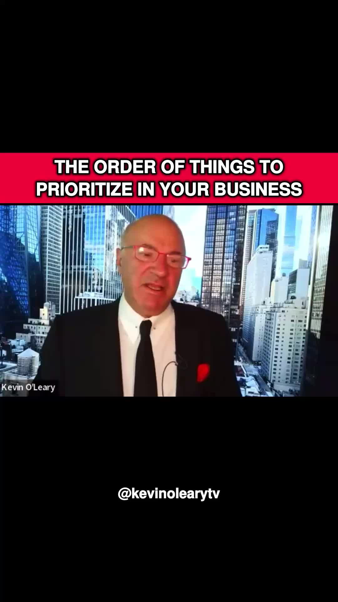 Number one are customers. 100% customers all the time, and the whole mantra of the business is, "customer." Number two is employees and their job is to keep the company in the top quartile of customer service. Number three are your investors or the bank that's lent you money. You gotta take care of them, obviously. The last on the hit parade is you. You're the last.