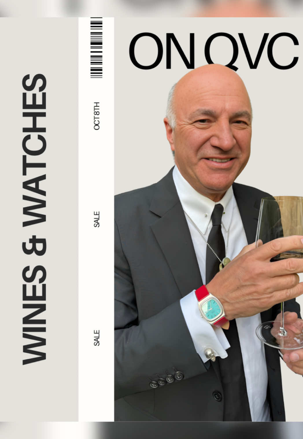 I’ve got big news. On October 8th, 2025, I’m coming to QVC with two of my passions: wines and watches. You’ll see my award-winning reserve wines, plus an incredible watch under $300 that comes with my favorite “wonder strap”.