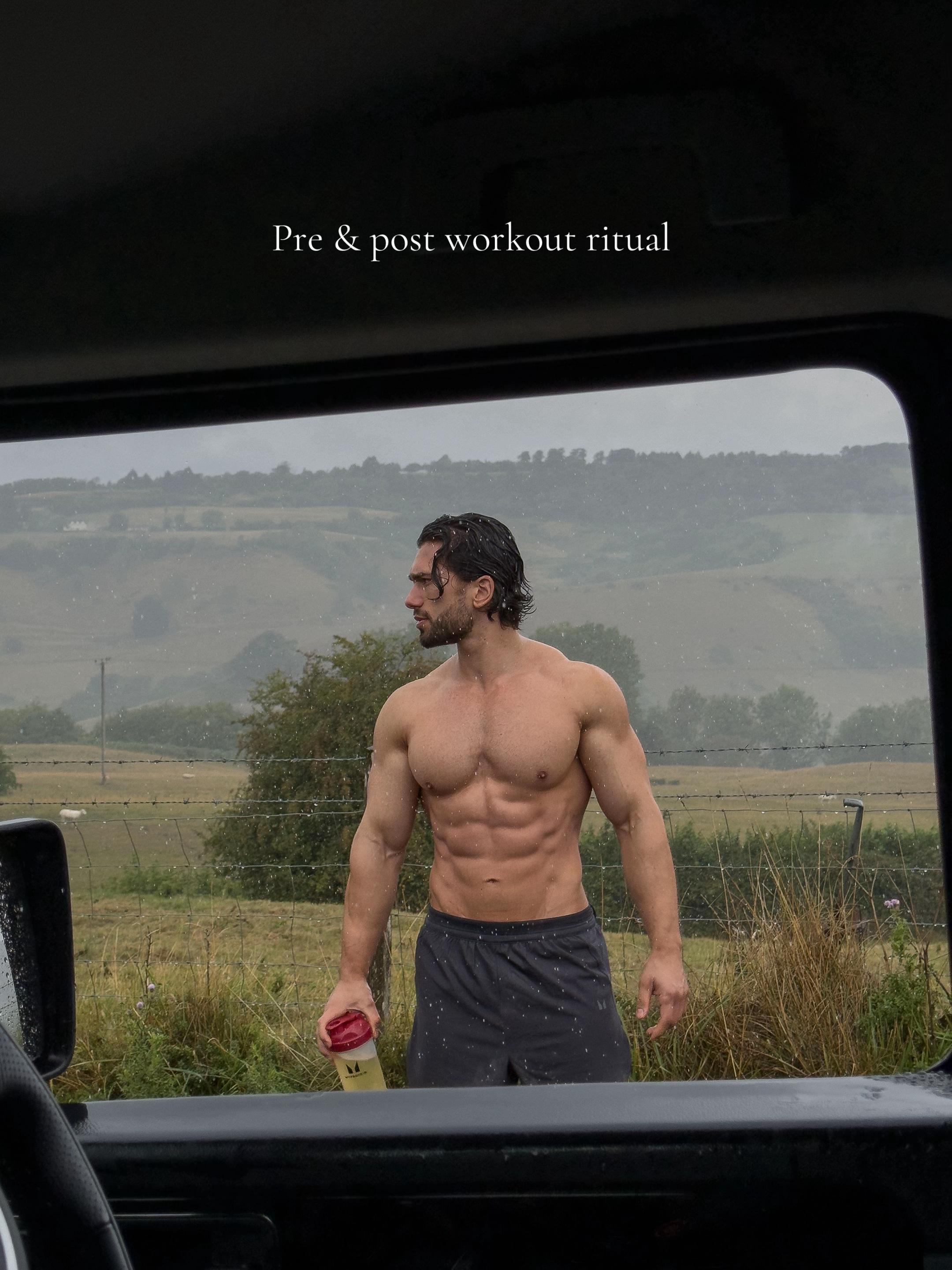 @myprotein  Use “MARINO" to save across the site 45 mins before: Collagen coffee + mushroom complex (nootropic) 15 mins before: Pump pre + creatine (increased blood flow & performance) During: Electrolytes (improved hydration) Post workout: 30-40g protein powder