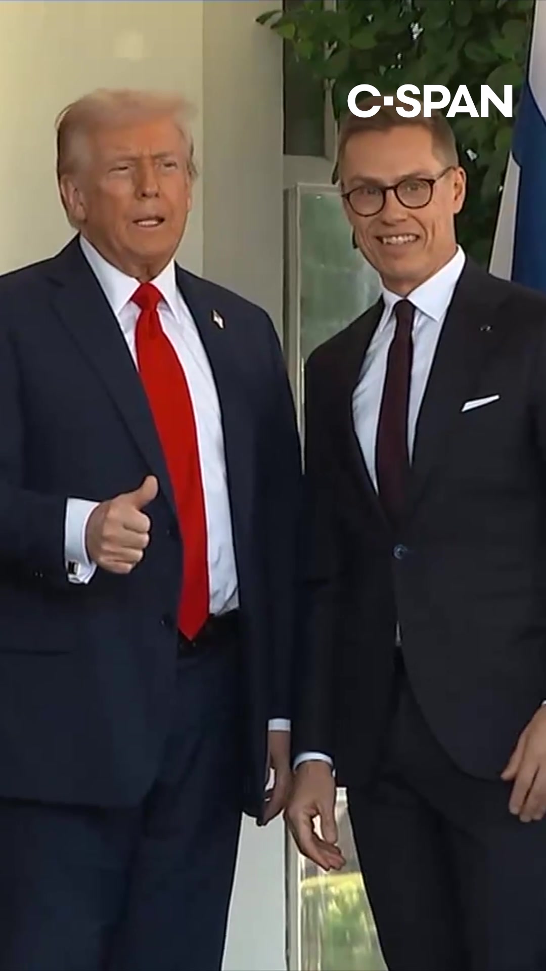 President Trump welcomed Finnish Prime Minister Petteri Orpo to the White House on Thursday. #trump #finland #cspan