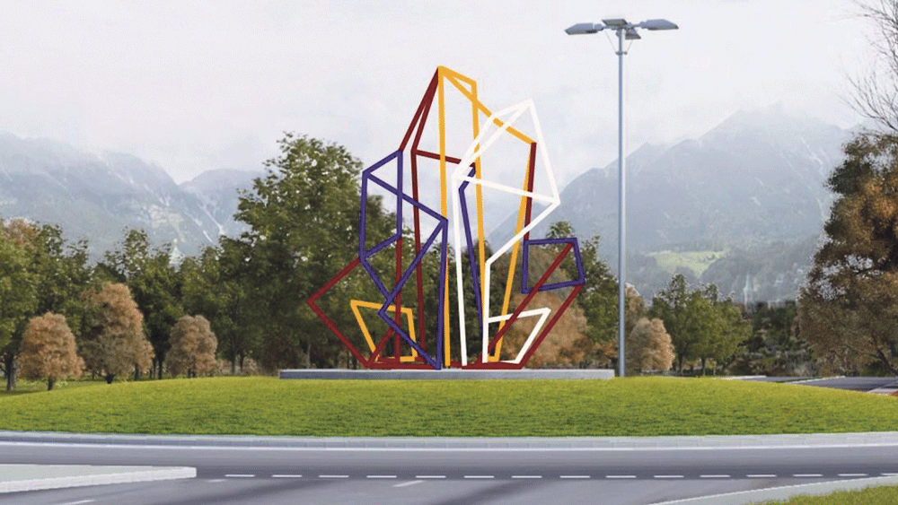 Work starts on €50k sculpture on roundabout