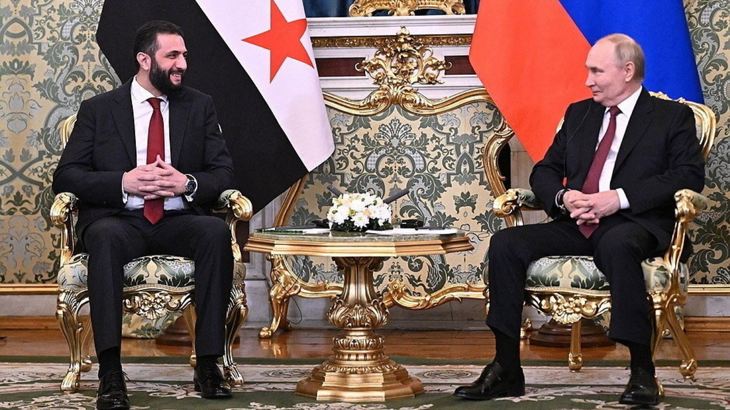 Syria’s president promises ‘reset’ in first meeting with Vladimir Putin