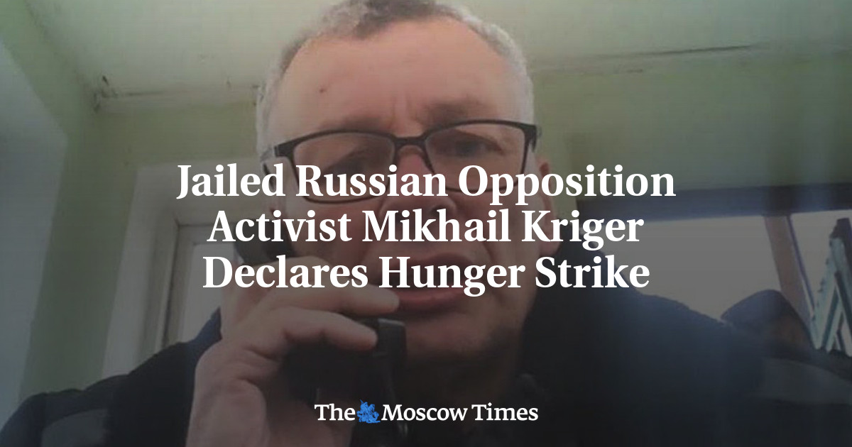 Jailed Russian Opposition Activist Mikhail Kriger Declares Hunger Strike