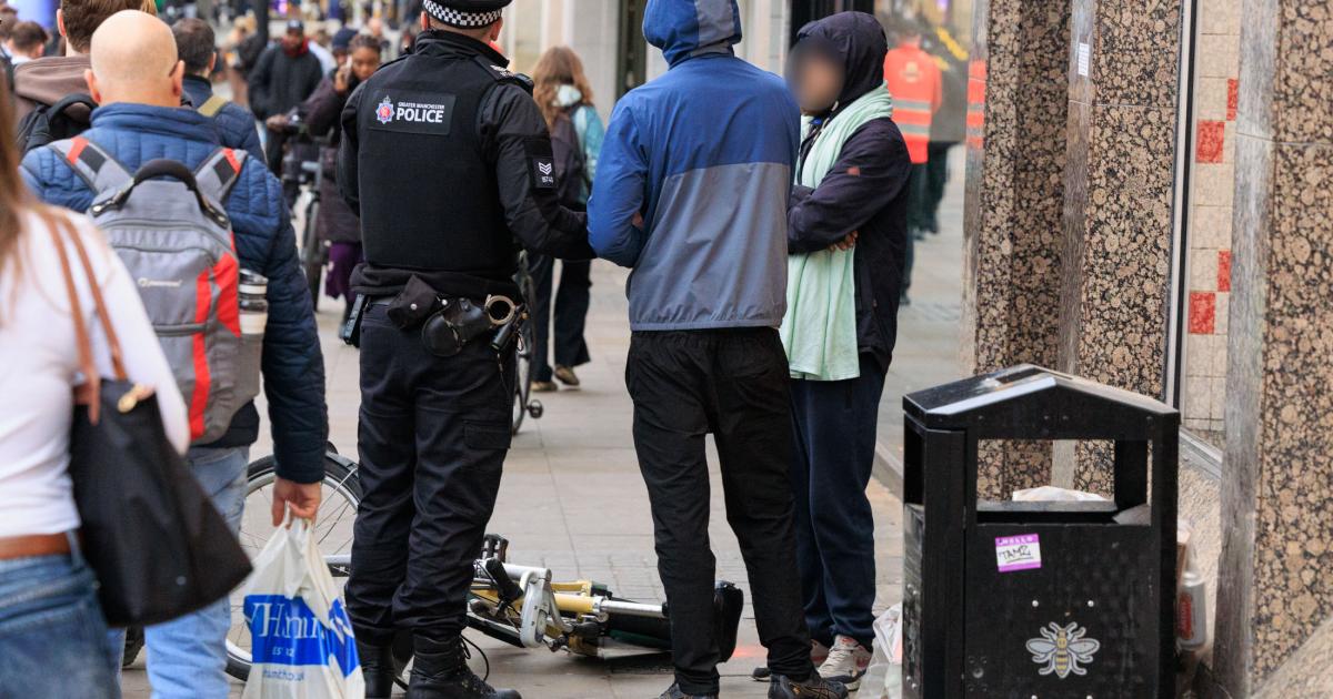 Message to criminals operating in Piccadilly Gardens as weapons and drugs seized