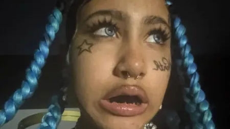 Kim Kardashian's 12-year-old daughter shows off bold look on TikTok