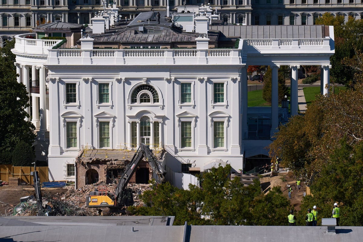 Trump’s East Wing destruction sparks series of memes mocking lavish plans