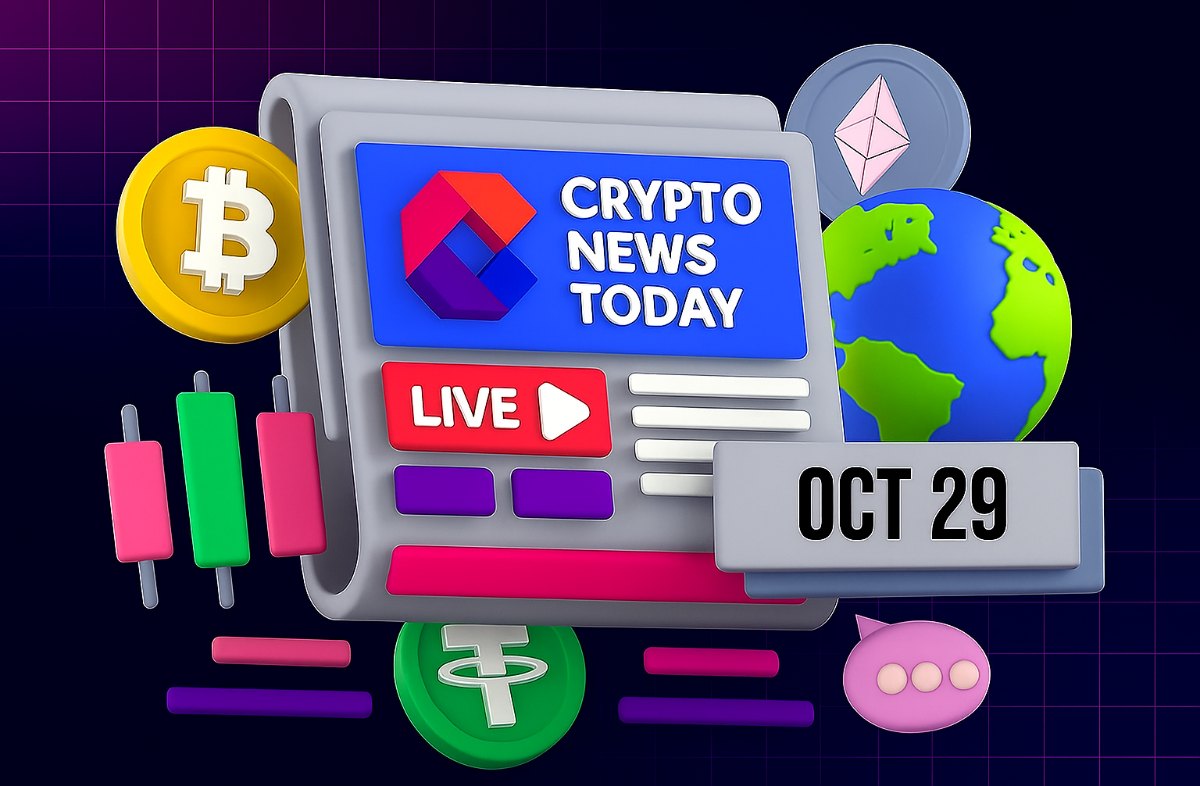 [LIVE] Crypto News Today: Latest Updates for Oct. 29, 2025