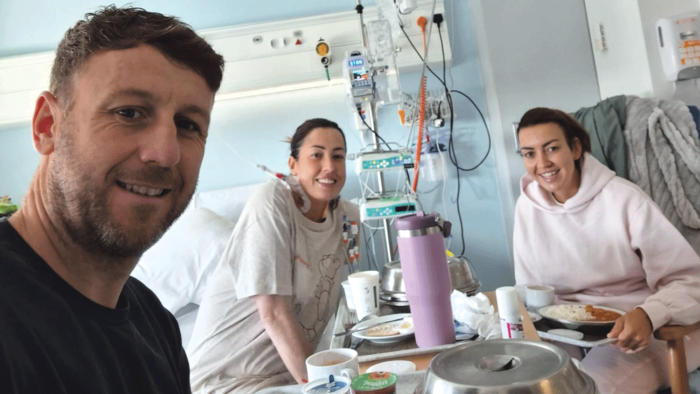 Marathon man honours his wife and the donor who saved her life