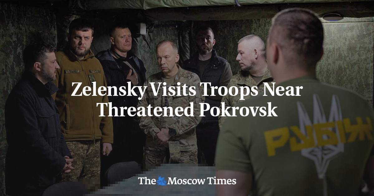 Zelensky Visits Troops Near Threatened Pokrovsk