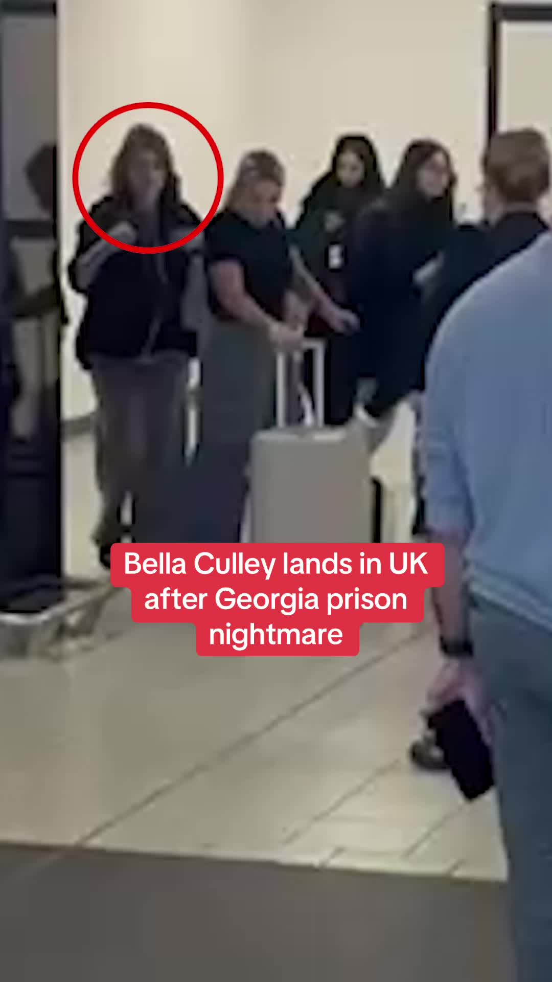 Pregnant Bella Culley lands in UK after Georgia prison nightmare Read the full story above.  #bellaculley #prison