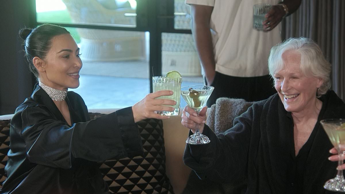 Glenn Close tells Kim about going overboard on Valium for Fatal Attraction audition on The Kardashians
