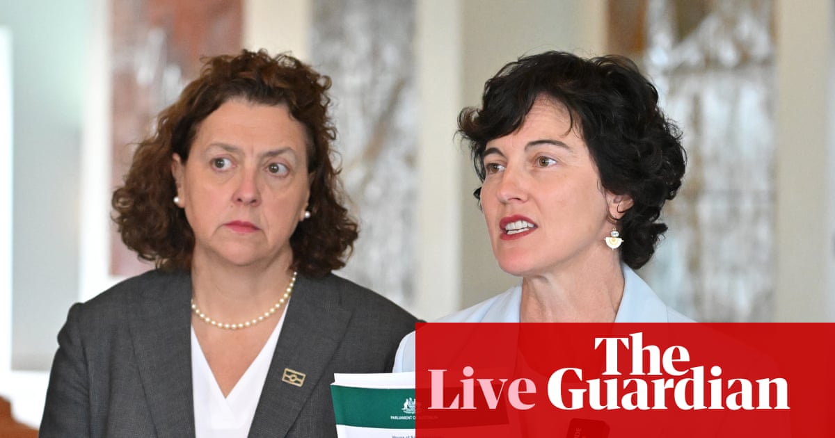 Australia news live: teal MP backs Nine’s call for compensation if gambling ads banned; Macquarie Bank sheds $6bn in market value