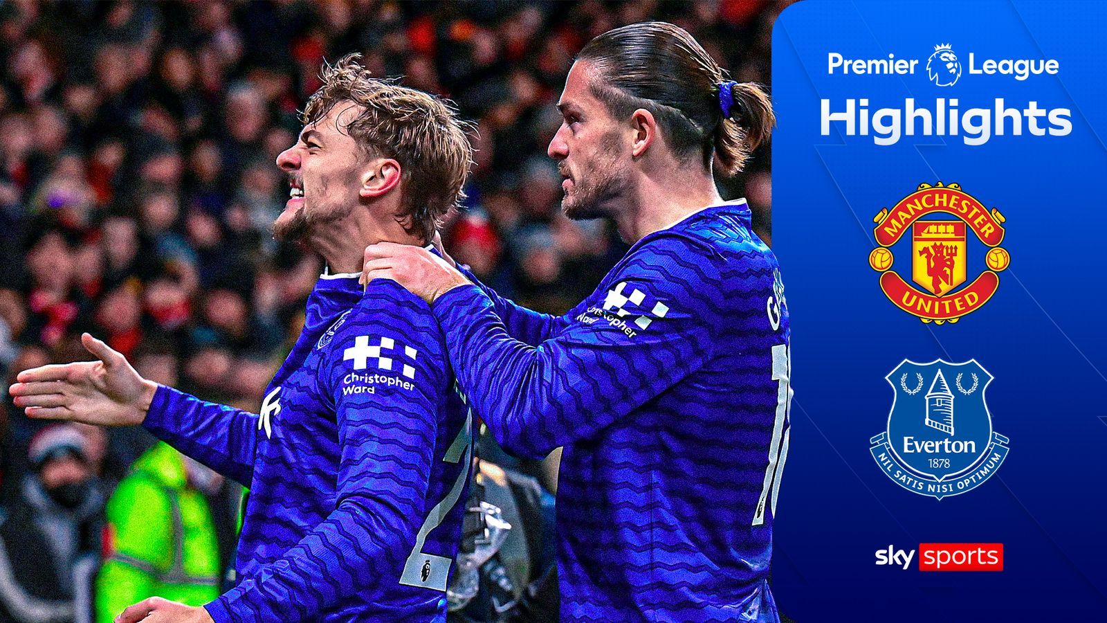 Manchester United 0-1 Everton