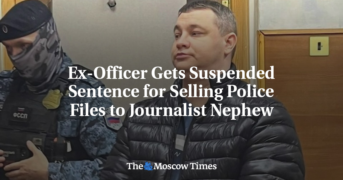 Ex-Officer Gets Suspended Sentence for Selling Police Files to Journalist Nephew