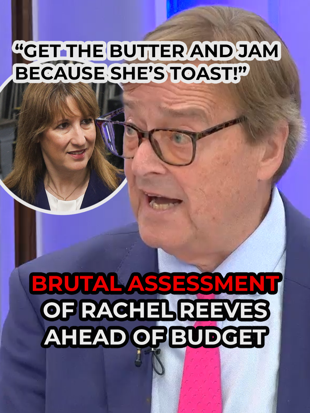 Piers Pottinger delivers a brutal assessment of Rachel Reeves ahead of the Chancellor's Budget on Wednesday. Speaking on GB News, the commentator didn't hold back his opinion of Reeves, saying: "It's going to be a catastrophic budget. It's the end of her career." He added: "She's not fit to be Chancellor. She's not capable of the job. She should be removed from office swiftly." #RachelReeves #Budget2025 #ukpolitics #GBNews