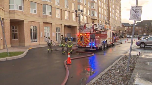 Complex fire still burning at Toronto buildings days after evacuation