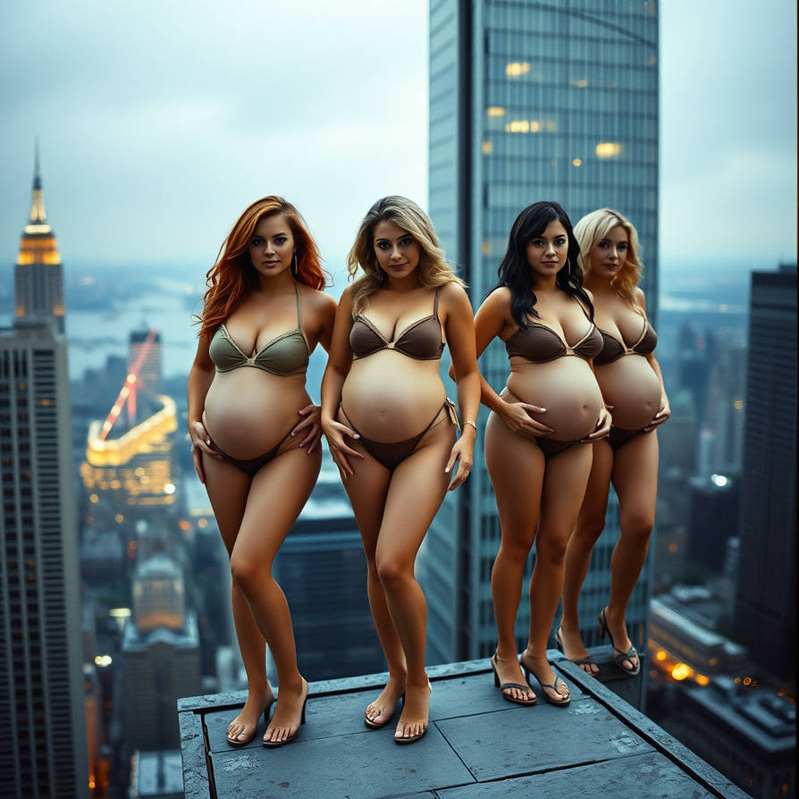 5 Very Attractive Pregnant Women Wearing One Piece by 20mbuffingto on DeviantArt