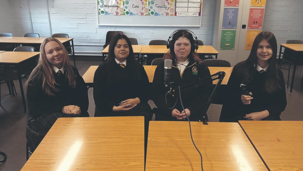 Coláiste Bríde pupils launch their first ‘official’ podcast