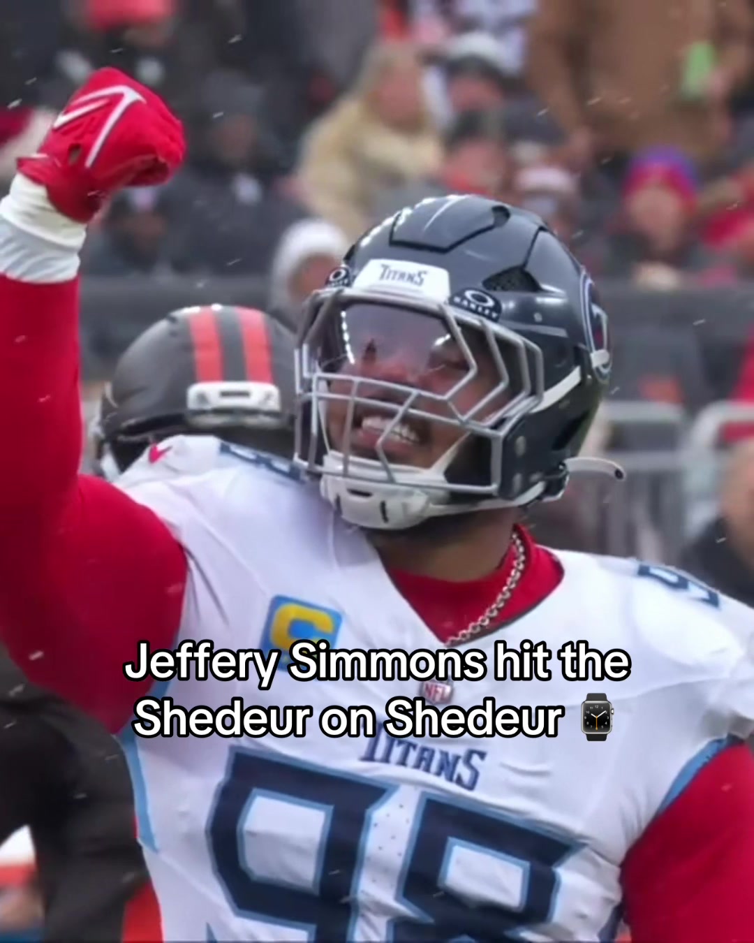 Chippy in #Cleveland 🍿 (📺 FOX) #shedeursanders #espnsocial #nfl