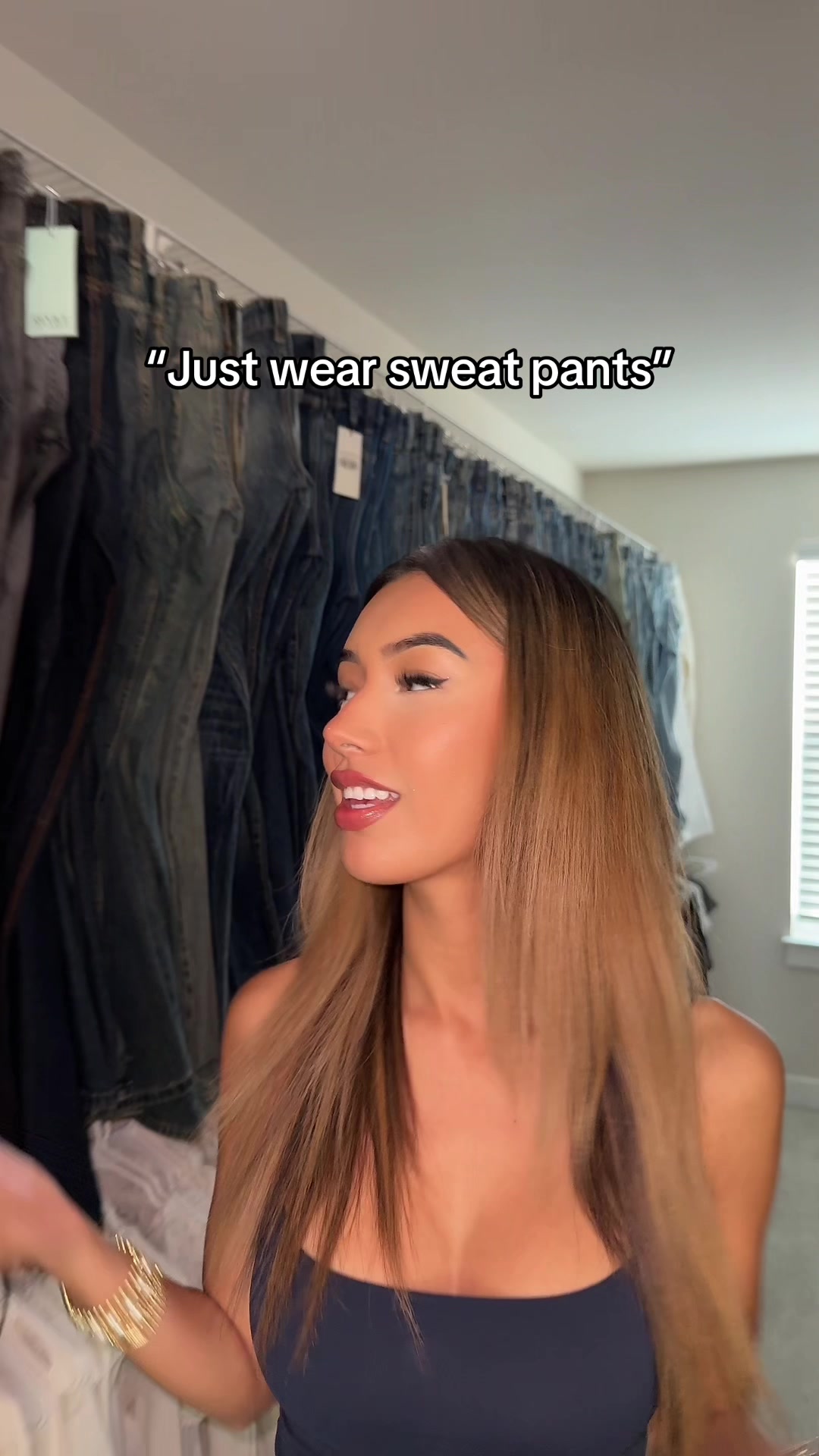 YOU DONT EVEN KNOW ME.😔💔#closet #jeans #sweatpants #fashion #outfit