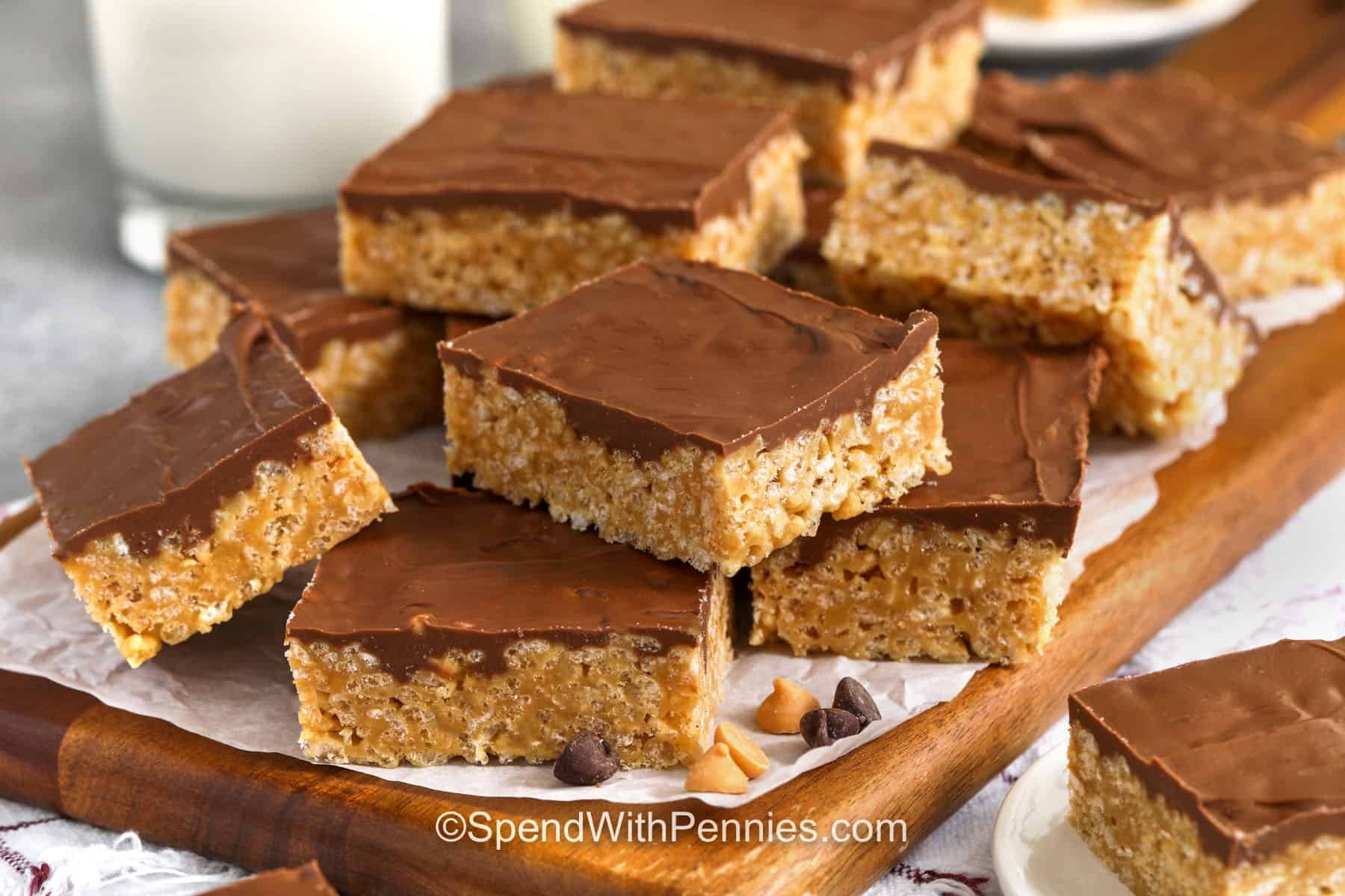 Chewy, Chocolatey Scotcheroos in Under 30 Minutes