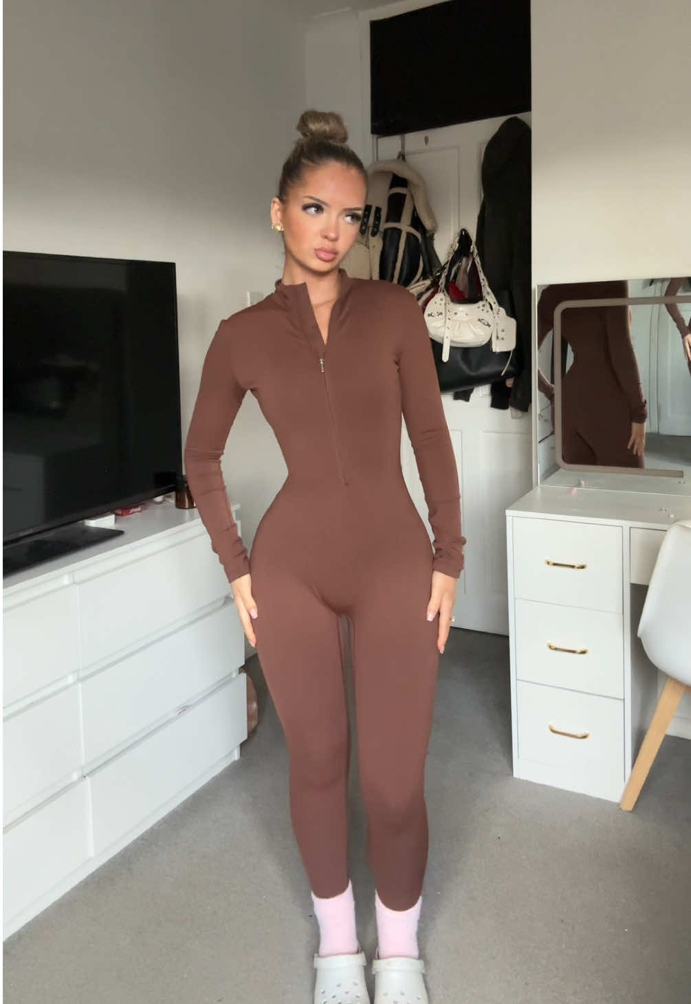 This jumpsuit is so soft #fyp #outfit #outfitinspo #foruyou #winterfashion