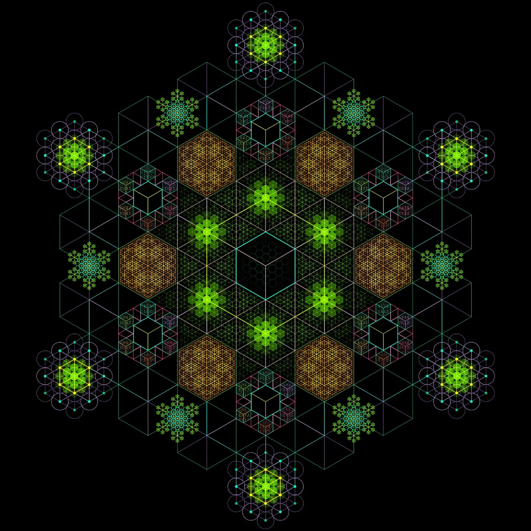 Return to the Hive II Created using @omnigeometry Art by @awakenspirit8 ~ Is inspired by the idea of Advanced, structure...