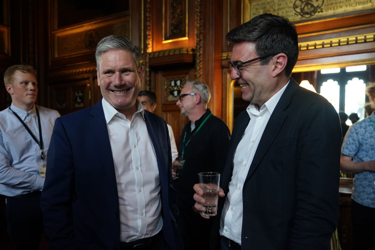 Andy Burnham hits back at claims he is plotting to replace Starmer as PM