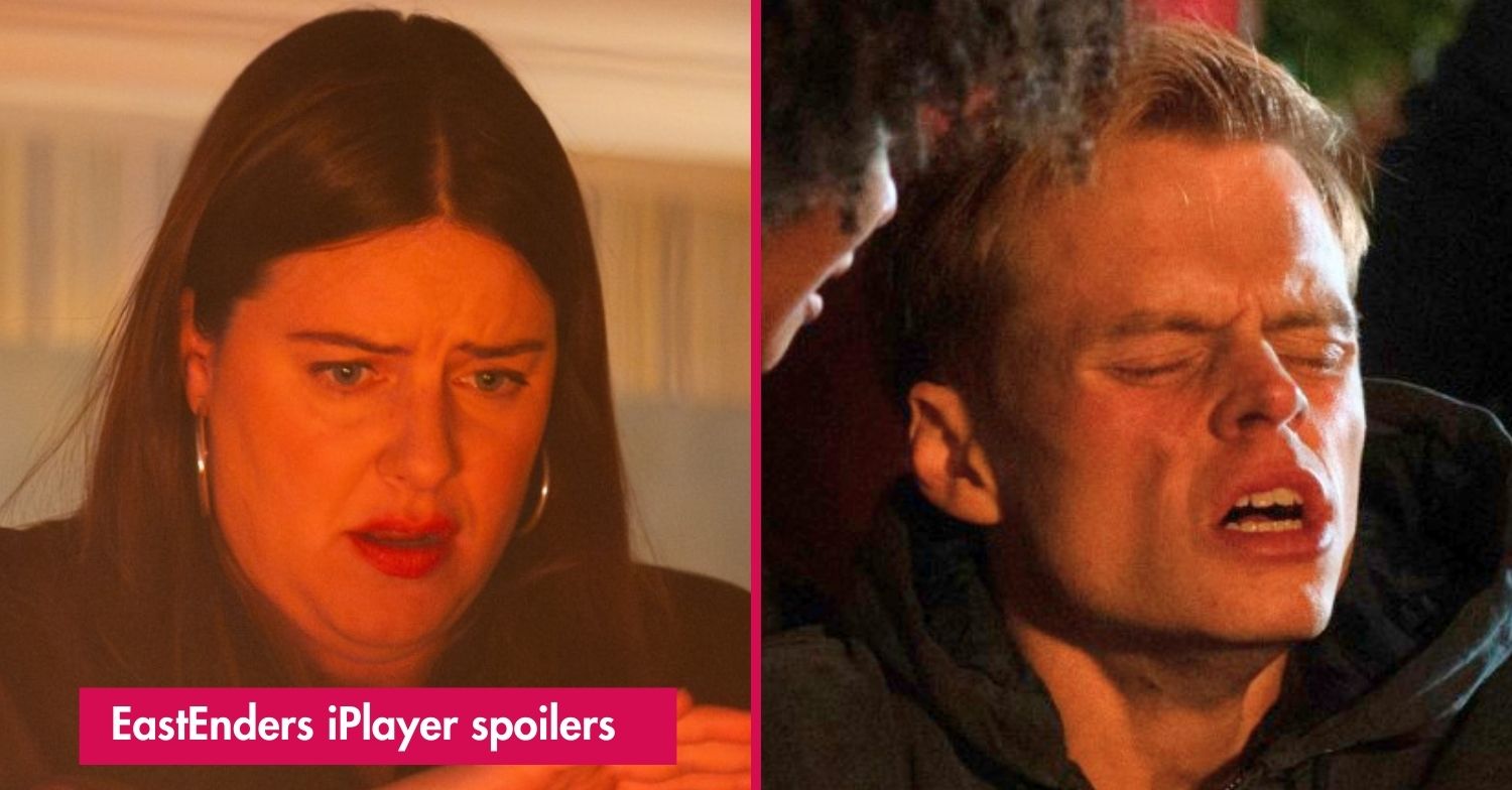 Oscar and Jasmine in danger as they’re trapped in a terrible blaze in early EastEnders release