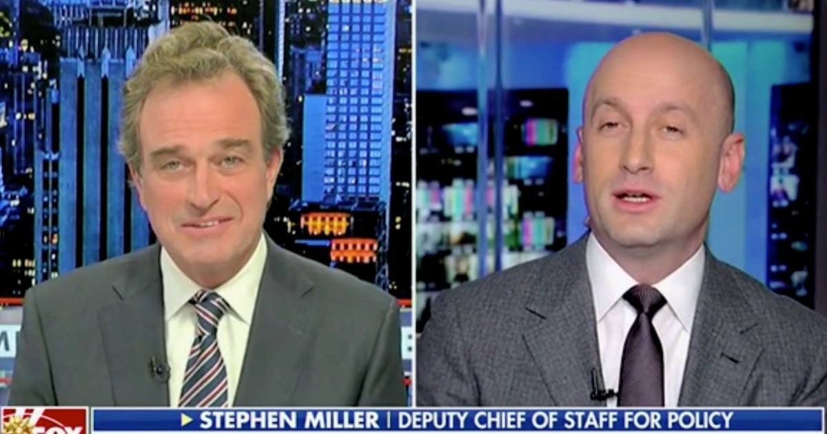 Stephen Miller Rants About COVID Lockdowns—Under His Own Boss