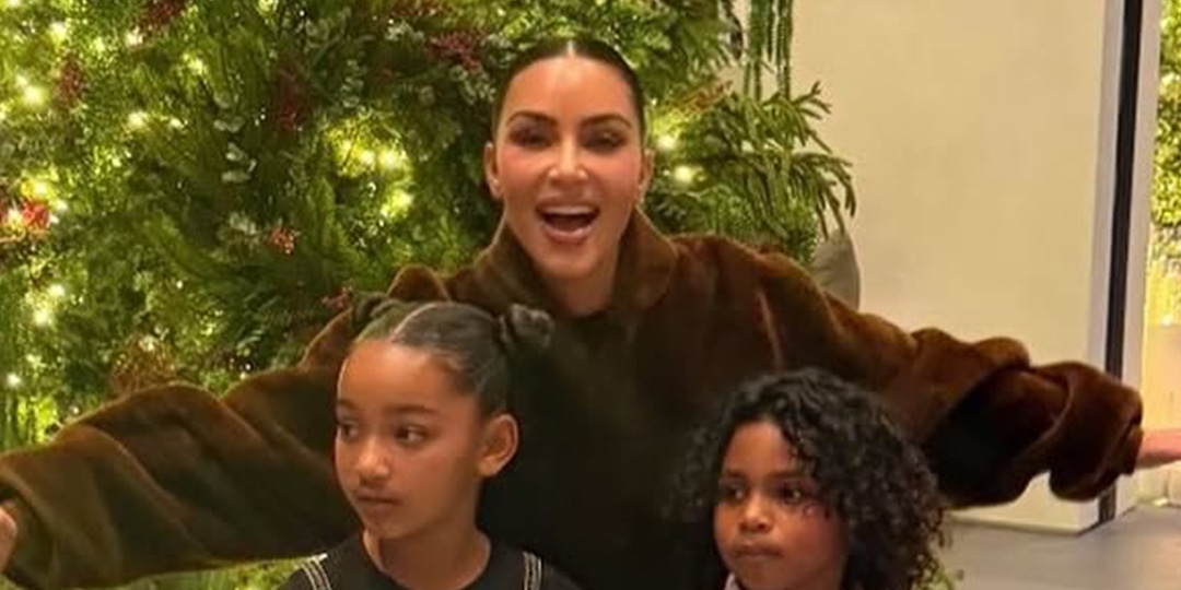 Kim Kardashian Surprises Her Kids With 4 New Puppies For Christmas—One for Each of Them