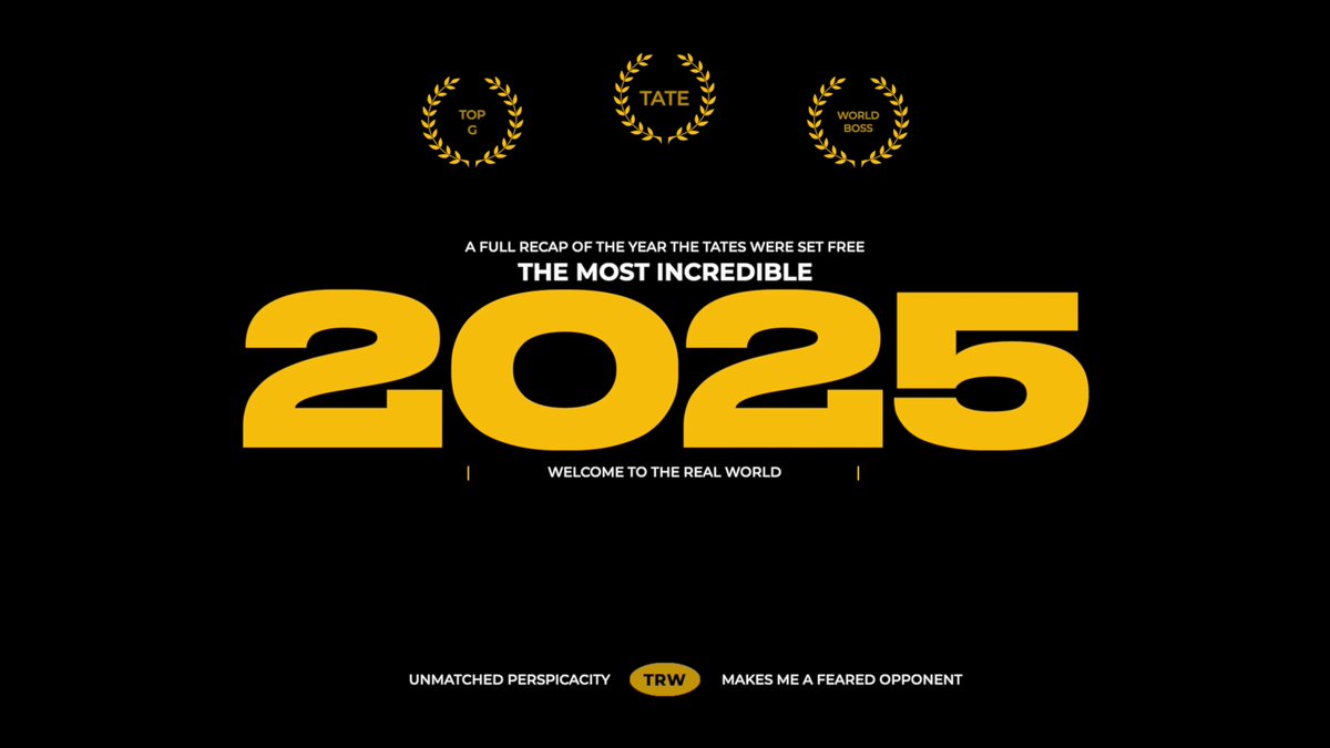 Pinned: 2025 was incredible. 2026 will be even better. The best thing about being rich is you’re never forced to waste a single day of life. Join the winning team: http://www.jointherealworld.com