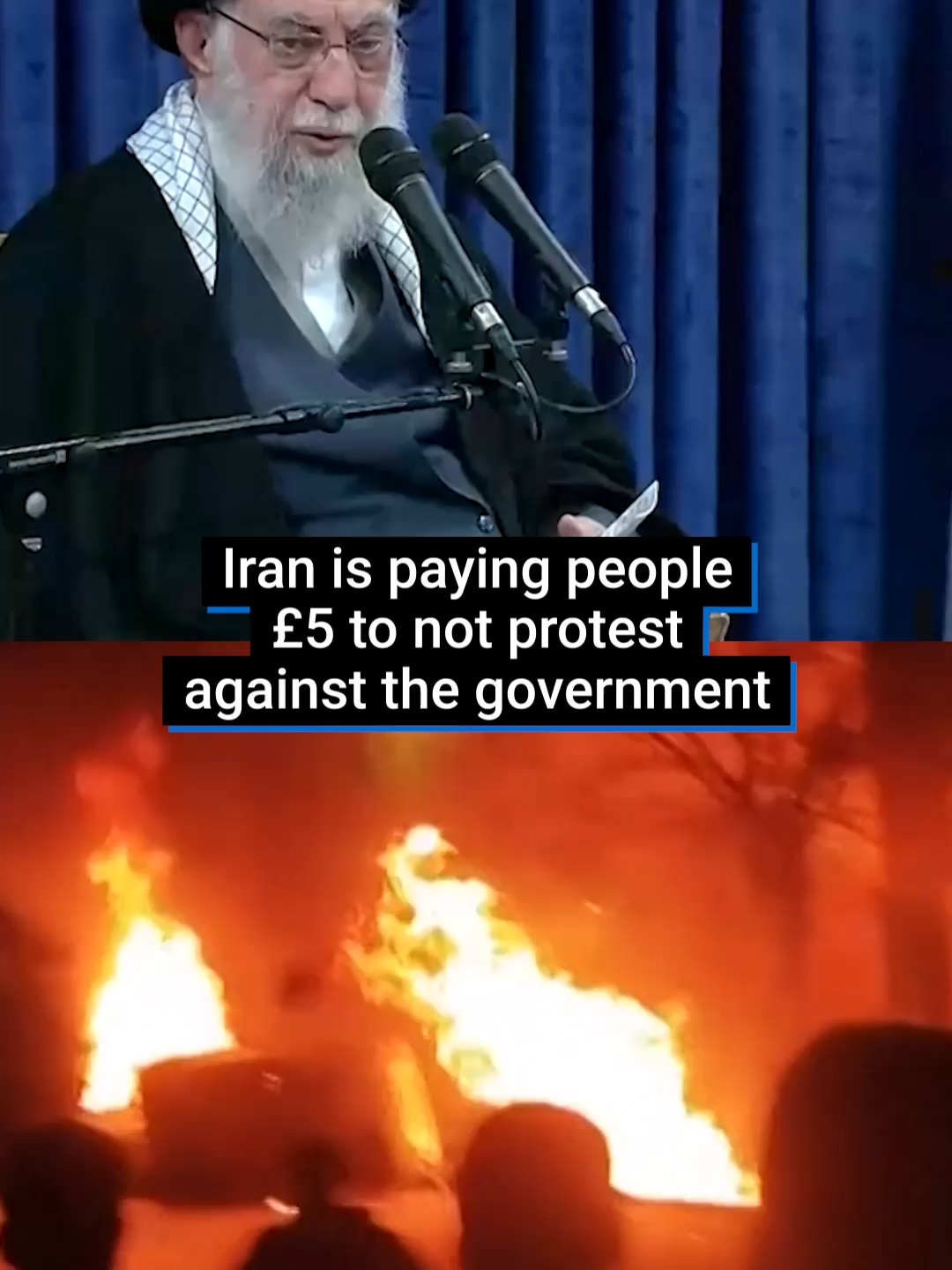 Iran’s government appears to think that it can solve its worst economic crisis since the 1979 revolution – and the resulting protests – with £5 a month. Most of the country’s 90 million citizens will be given coupons, aimed at offsetting the burden caused by the elimination of a heavily subsidized exchange rate used to import essential goods. Government spokesperson, Fatameh Mohajerani, said the plan is meant to ‘preserve households’ purchasing power, controlling inflation and ensuring food security.’ Labor minister Ahmad Maydari confirmed that the money would be issued as coupons redeemable for basic commodities, rather than cash transfers, in an effort to limit price pressures. #iran #news
