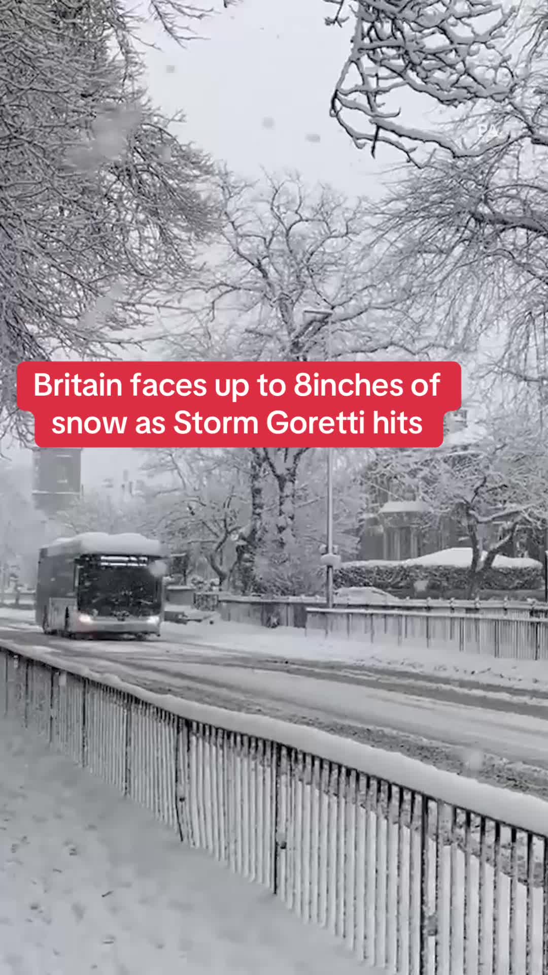 Britain is bracing for more snow and ice this week as Storm Goretti sees temperatures plummet to as low as -12C.  Tap the link to read more.  #storm #stormgoretti #snow #cold